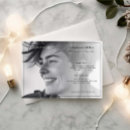 Search for white funeral invitations Minimalist