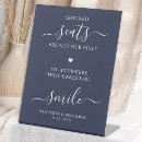 Search for no assigned seats wedding signs Not a side