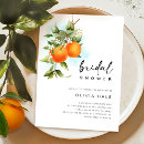Search for citrus bridal shower invitations Watercolor