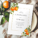 Search for citrus wedding invitations Chic