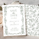 Search for victorian save the dates Toile