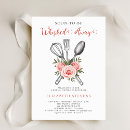 Search for cooking bridal shower invitations Whisked away