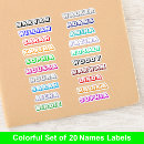 Search for kids name tag stickers Daycare