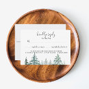 Search for snow rsvp cards Pine trees