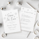 Search for snow party invitations Bride