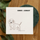 Search for dog wedding napkins Simple