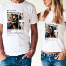 Search for photo collage tshirts Couple