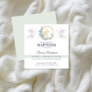 Search for dove christening invitations Greenery