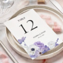 Search for purple table wedding table cards Floral