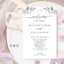 Search for lavender wedding programs Calligraphy