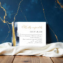 Search for gold foil rsvp cards Navy blue
