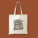Search for bookish tote bags Book club
