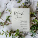 Search for lights rehearsal dinner invitations Elegant