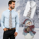 Search for winter fun ties Snowman