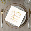 Search for 60 birthday napkins 60 years old