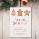 Search for gingerbread christmas invitations Cookie exchange