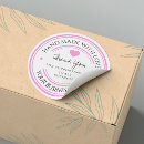 Search for pink black thank you stickers Script