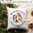 Search for funny christmas dog cushions Winter