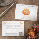Search for pumpkin rsvp cards Qr code