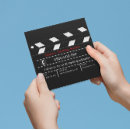 Search for clapperboard business cards Media