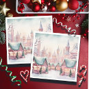 Search for christmas scene napkins Snow