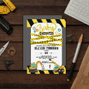 Search for dump truck baby shower invitations Transportation