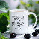 Search for father of the bride mugs Black and white