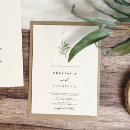 Search for rustic greenery wedding invitations Classy modern minimal
