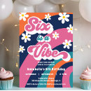 Search for six birthday invitations Six is a vibe