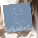 Search for blue flowers bridal shower invitations Garden
