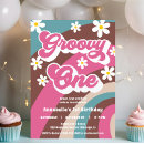 Search for teal 1st birthday invitations Rainbow