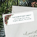 Search for sprig return address labels Holly berries