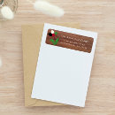 Search for rustic floral return address labels Typography