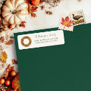 Search for thanksgiving return address labels Typography