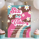 Search for six birthday invitations Six is a vibe