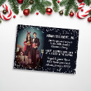 Search for silver christmas invitations Navy blue