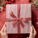 Search for red and white wrapping paper Stripes