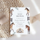 Search for barnyard farm baby shower invitations Boho