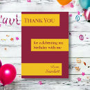 Search for 50th birthday thank you cards Stylish