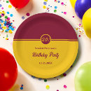 Search for 20th birthday plates Elegant