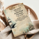 Search for pirate party invitations Vintage