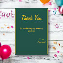 Search for gold thank you cards Elegant