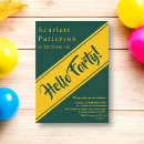 Search for formal 40th birthday invitations Elegant