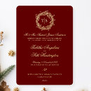 Search for red velvet invitations Modern
