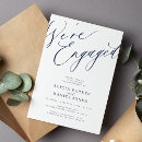 Search for white engagement party invitations Script
