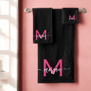 Search for hot pink bath towels Modern
