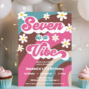 Search for seven birthday invitations Hippie