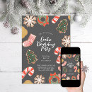 Search for dessert christmas invitations Cookie exchange