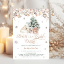 Search for polar bear baby shower invitations Baby its cold outside