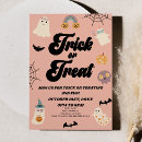 Search for pink halloween invitations Fall autumn